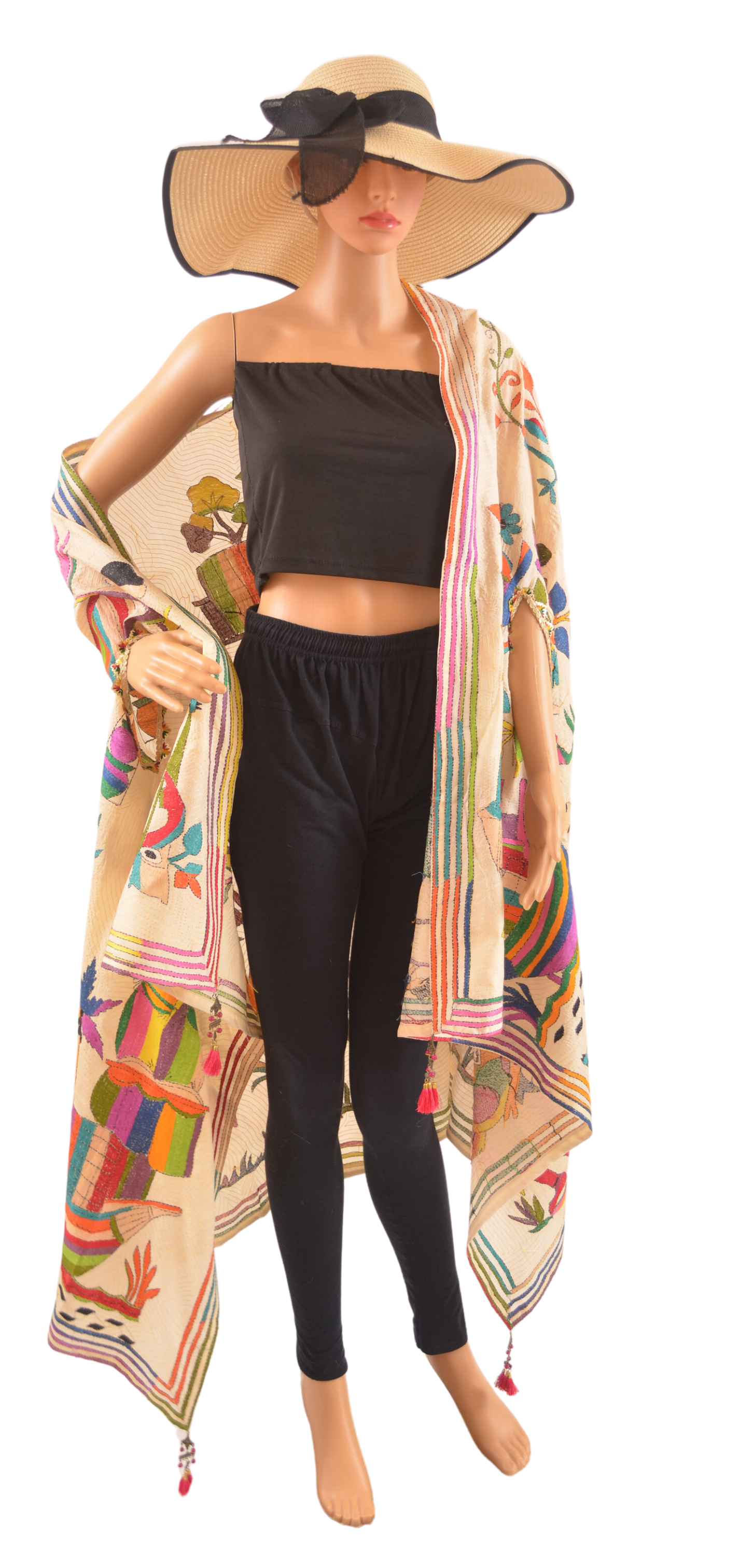 Nakshi Kantha Cape