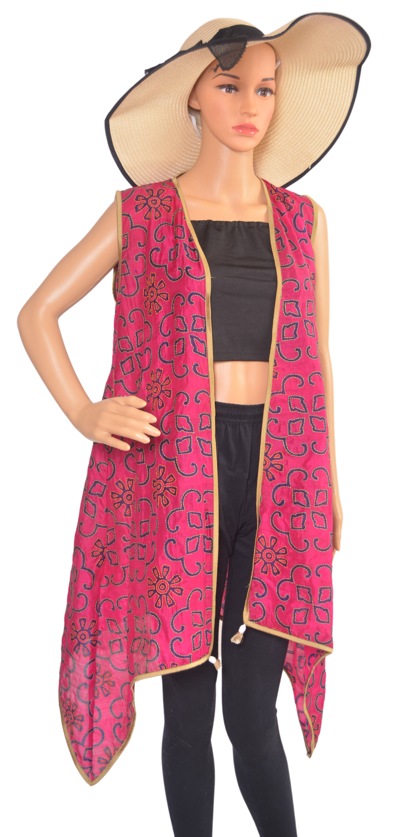 Nakshi Katha Cape Pink