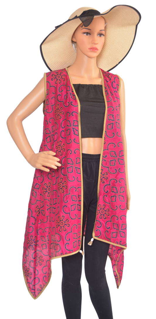 Nakshi Katha Cape Pink