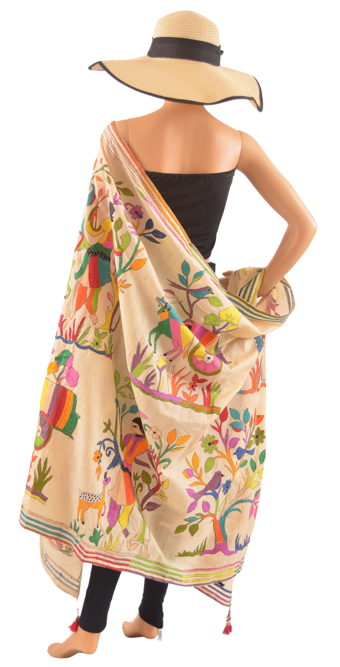 Nakshi Kantha Cape